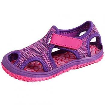 Sandalias Niño Niña Verano Sandalias Deportivas Playa Zapatillas Antideslizante Senderismo Piscina Rosa Púrpura Azul Gris Verde EU 21-31 Púrpura1 24