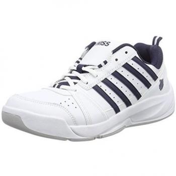 K-Swiss Performance KS TFW VENDY II CARPET WHT/NVY - M - Zapatillas De Tenis de material sintético hombre, color blanco, talla 43
