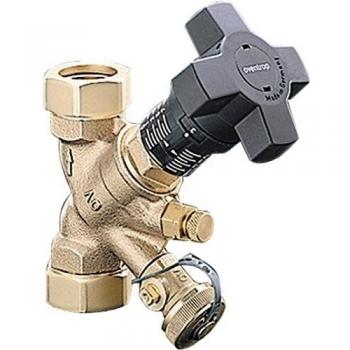 Válvula de equilibrado Oventrop Hydrocontrol VTR - PN 25 DN 25 - Rosca hembra en ambos lados con 2 conexiones de presión