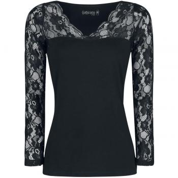 Gothicana by EMP Reason To Stay Manga Larga Mujer Negro XS