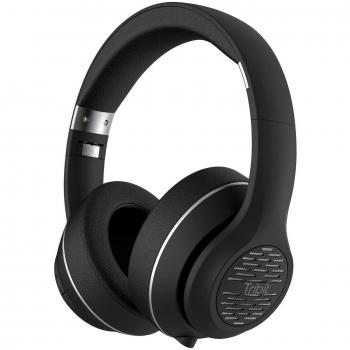 Auriculares Bluetooth Tribit XFree Tune inalámbricos de diadema con HiFi, Rich Bass, 24 horas de funcionamiento, controladores 2X40mm, Bluetooth 4.1, Chip CRS, soporta conexión 3.5mm Aux