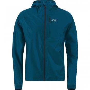 Gore Running Wear 100095 Chaqueta con Capucha, Hombre, Pacific Blue, L