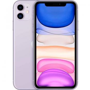 Apple iPhone 11 Reacondicionado 4GB RAM, 128GB Almacenamiento, Color Morado, Pantalla IPS de 6.1 Pulgadas, Grado A+