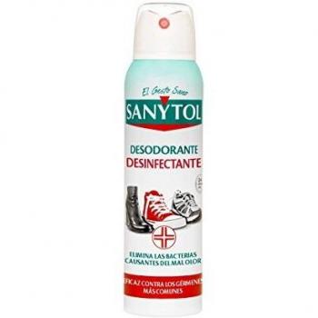 Sanytol Desinfectante Desodorante De Zapatos Spray Pack De 3 Ud 150 ml