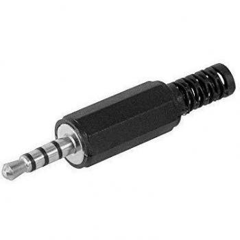 Goobay 3.5mm plug Negro - Conector