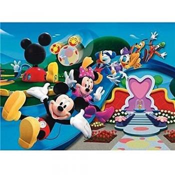 Clementoni - Puzzle Multimedia con diseño de Mickey Mouse, 104 Piezas