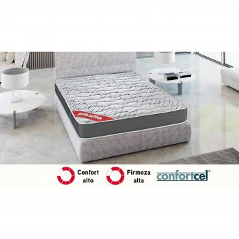 PIKOLIN Colchón viscoelástico HR 105x190 firmeza Alta, Reversible, máxima Calidad, Alto 25 cm - Colchones Iliria