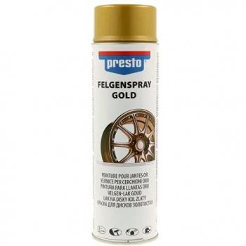Pintura Spray para Llantas Doradas Presto 500ml