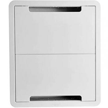 Sanus 17 In-Wall Media Box with Wall Mount, White