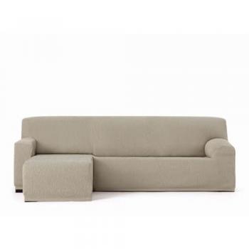 Funda para chaise longue de brazo corto izquierdo Eysa TROYA Marrón Claro 170 x 110 x 310 cm