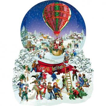 SunsOut XXL 1000-Piece Puzzle - Barbara Behr: Old Fashioned Snow Globe
