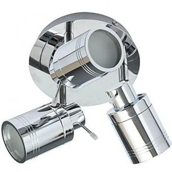 Foco de Baño Spa Scorpius 3 Luces Cromo IP44 con Cabezas Ajustables