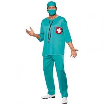 Disfraz de Cirujano Verde para Hombre - Smiffy's, Talla M