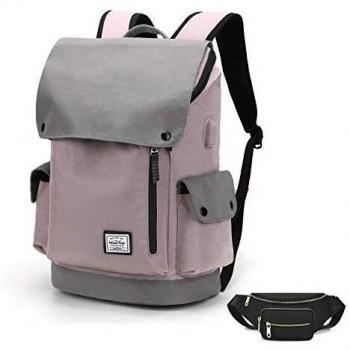 WindTook Mochila Portatil para Mujer y Hombre Mochila Ordenador Portatil 15.6 Pulgadas Mochila Escolar Multiusos Impermeable para Viajes/Negocios/Universidad/Trabajo Combinación
