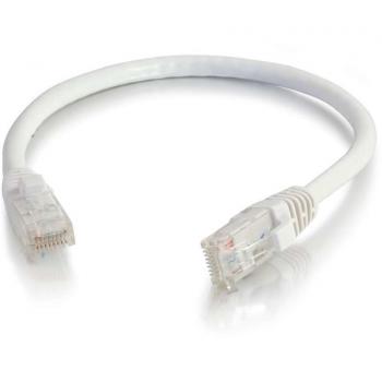 C2G 1m Cat6 Patch Cable - Cable de red (Blanco)
