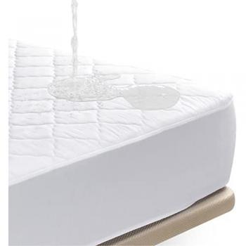 Protector de Colchón Impermeable Acolchado y Transpirable con Tratamiento Antiácaros - Ajustable hasta 30cm [135x190/200 cm]