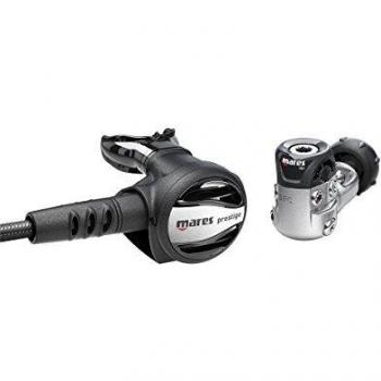 Mares Prestige 15X - Regulador, Color Negro/Blanco, Talla DIN