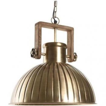 Lámpara de Techo DKD Home Decor Dorado Marrón 50 W (41 x 41 x 40 cm)