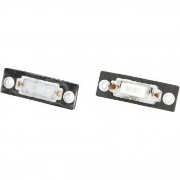 M-TECH CLP028 - Plafón de matrícula LED con diseño LP-VWP2, alta eficiencia energética, luz blanca brillante, fácil instalación, resistente a la intemperie y compatible con vehículos de diversas marcas