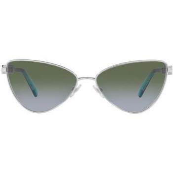 Dolce & Gabbana Silver/Green Shaded Sunglasses, Gray female, Size: 60 MM