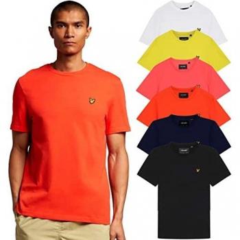 Lyle & Scott Men's Cotton T-Shirt, Black, Size: L