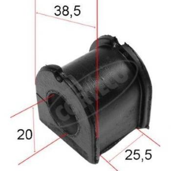 Soporte estabilizador CORTECO 80000475 - Silentblock de barra estabilizadora, fabricado en caucho y metal, diseñado para absorber vibraciones y proporcionar estabilidad a la suspensión del vehículo