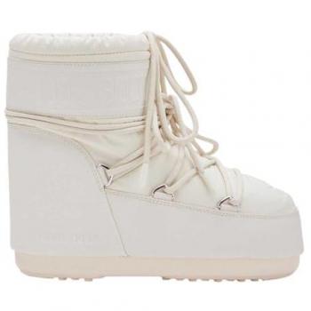 Moon Boot Icon Low Rubber Winter Boots - Cream - Size 36-38