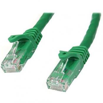 StarTech.com 10m Green Cat6 Ethernet Cable with Snagless RJ45 Connectors - UTP Patch Cable, 650MHz, 100W PoE, Fluke Tested, UL Certified, TIA/EIA Compliant