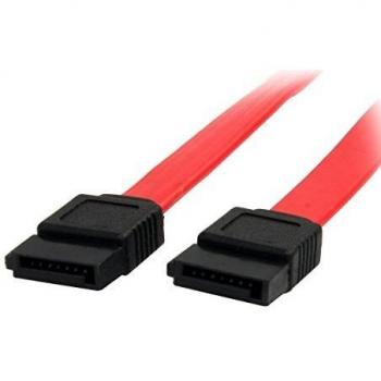 StarTech.com - Cable Serial ATA SATA de 0,45m - Color Rojo - Longitud de 18 Pulgadas