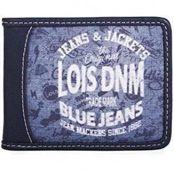 LOIS - 10411 BILLETERO ESTAMPADO BLUE JEANS, Color Azul