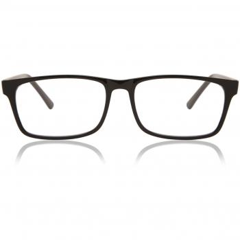 Gafas Anti-Azules Rectángulo Montura Completa Plástico Negras Lentes Recetadas para Hombre - SmartBuy Collection