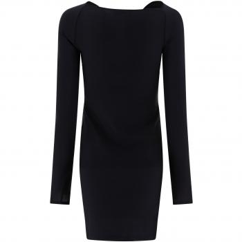 Coperni Women's Twisted Cut-Out Dress in Black, Size Small