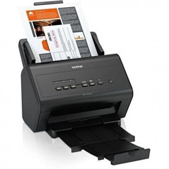 Escaner Brother ADS-3000N con Alimentador Automático de Documentos (ADF), Doble Cara, USB 3.0, Gigabit LAN, WiFi/Red, 600 x 600 DPI, Negro
