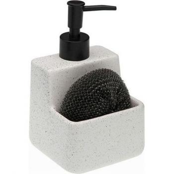 Versa Dispensador de Jabón y Estropajero de Piedra