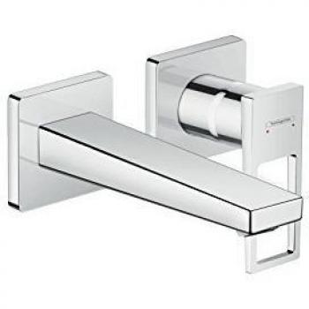 Hansgrohe 74525000 Metropol Grifo de lavabo empotrado con caño 16,5 cm, Cromo