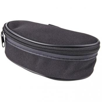Wolfcraft 4889000 - Estuche de gafas en cuero artificial con pulsador