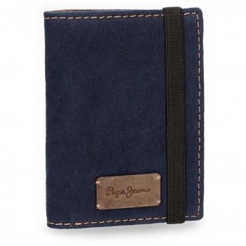 Pepe Jeans Line Monedero, 12 cm, 0.1 Litros, Azul
