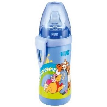 NUK 10255229 Active Cup Disney Winnie - Botella con boquilla de silicona suave