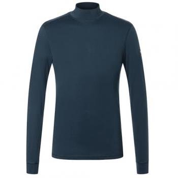 Super.Natural Tundra175 Long Sleeve Turtleneck Shirt for Men - Blueberry XL