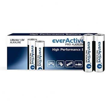 EverActive LR6 AA Alkaline Battery Pack - Paquete de 10 unidades