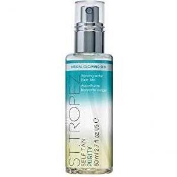 St. Tropez Fake Tan, Self Tan Purity Face Mist, Face Tan, Vegan Tanning Water, 100 Percent Natural Tanning Active, Tropical Fragrance, with hyaluronic acid - 80 ml