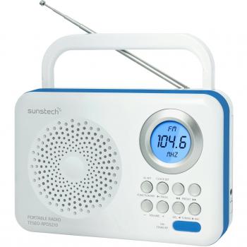 Sunstech RPDS210BL - Radio de sobremesa digital AM/FM