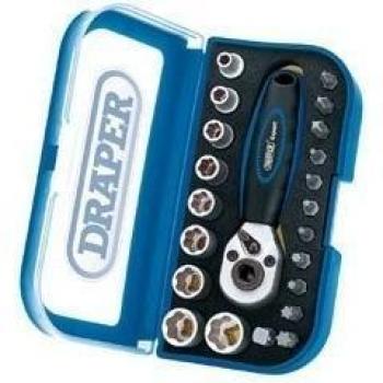 Draper 41451 DDS1 22PC DOUBLE DRIVER SET 1/4