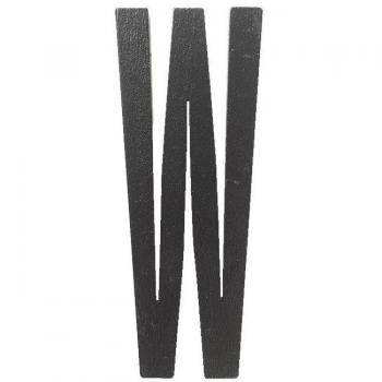 design letters Letras y números, Madera, Negro, Talla única