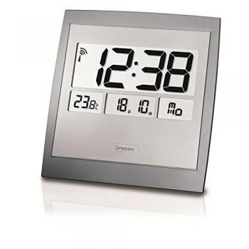 Oregon Scientific JM-889-NR - Reloj de pared, radio controlado, con termómetro interior