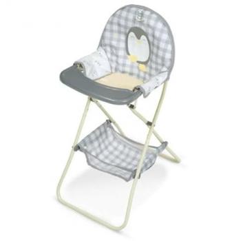 Trona Decuevas Pipo para muñecas 32 x 42 x 65 cm, plegable, sin accesorios, color gris