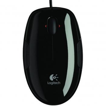 Logitech Grape Jaffa Flash M150 - Ratón USB, color negro y naranja