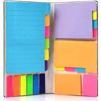 YOTINO Set Notas Adhesivas, 426Pcs Diferentes Tamaños y Colores, Marcadores Adhesivos Priorizar Notas Adhesivas Divisoras con Codificación de Colores