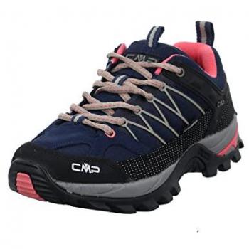 Zapatillas de Senderismo para Mujer CMP Rigel Low WP Azul-Coral