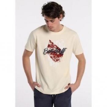 Bendorff - Camiseta de manga corta y cuello caja blanc